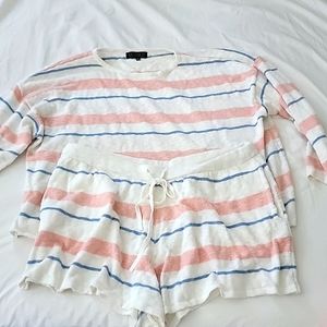 Eloquii Matching Knit Sweater & Short Lounge set 22/24